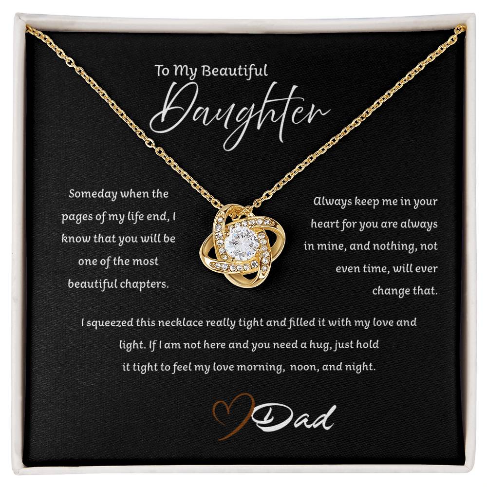 Necklace for a Beautiful and Loved Daughter from a Father