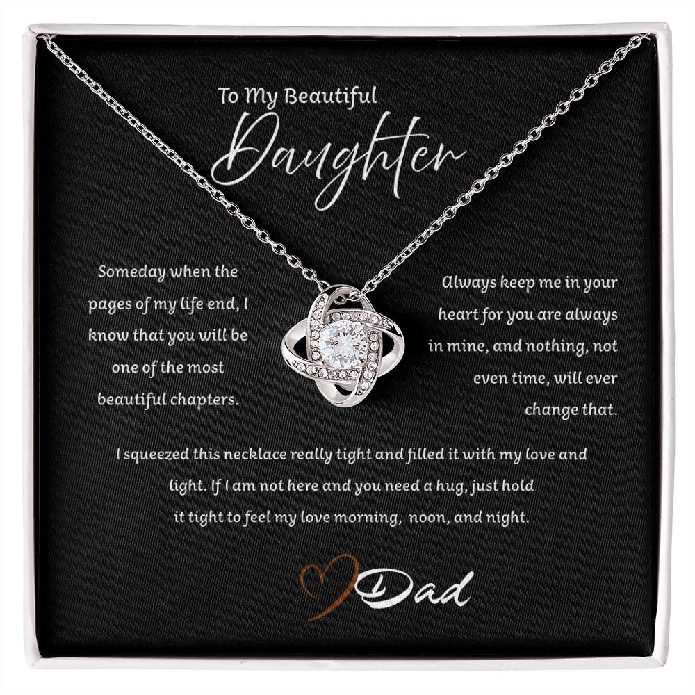 Necklace for a Beautiful and Loved Daughter from a Father