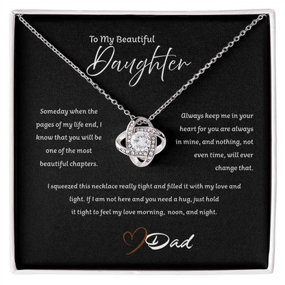 Necklace for a Beautiful and Loved Daughter from a Father