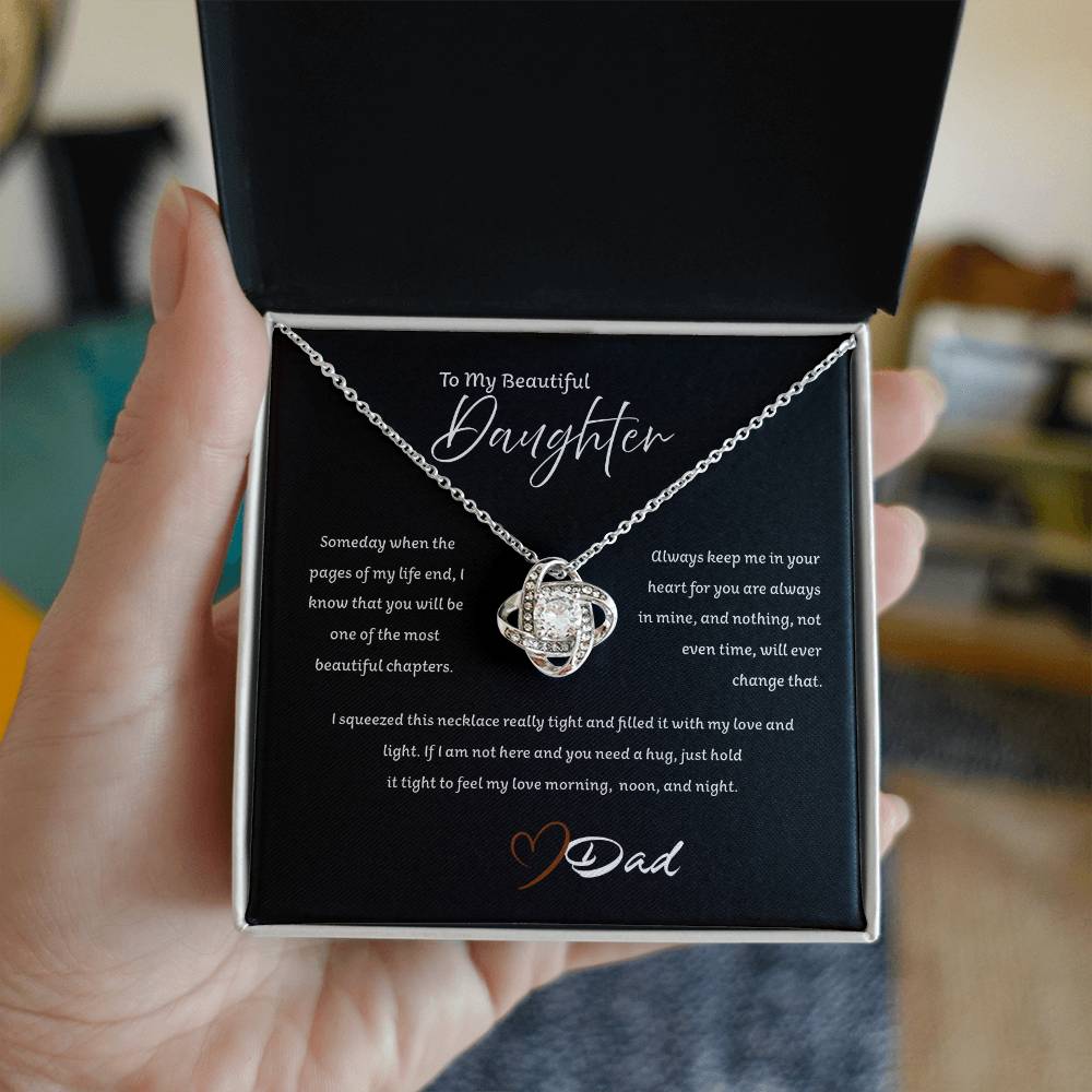 Necklace for a Beautiful and Loved Daughter from a Father