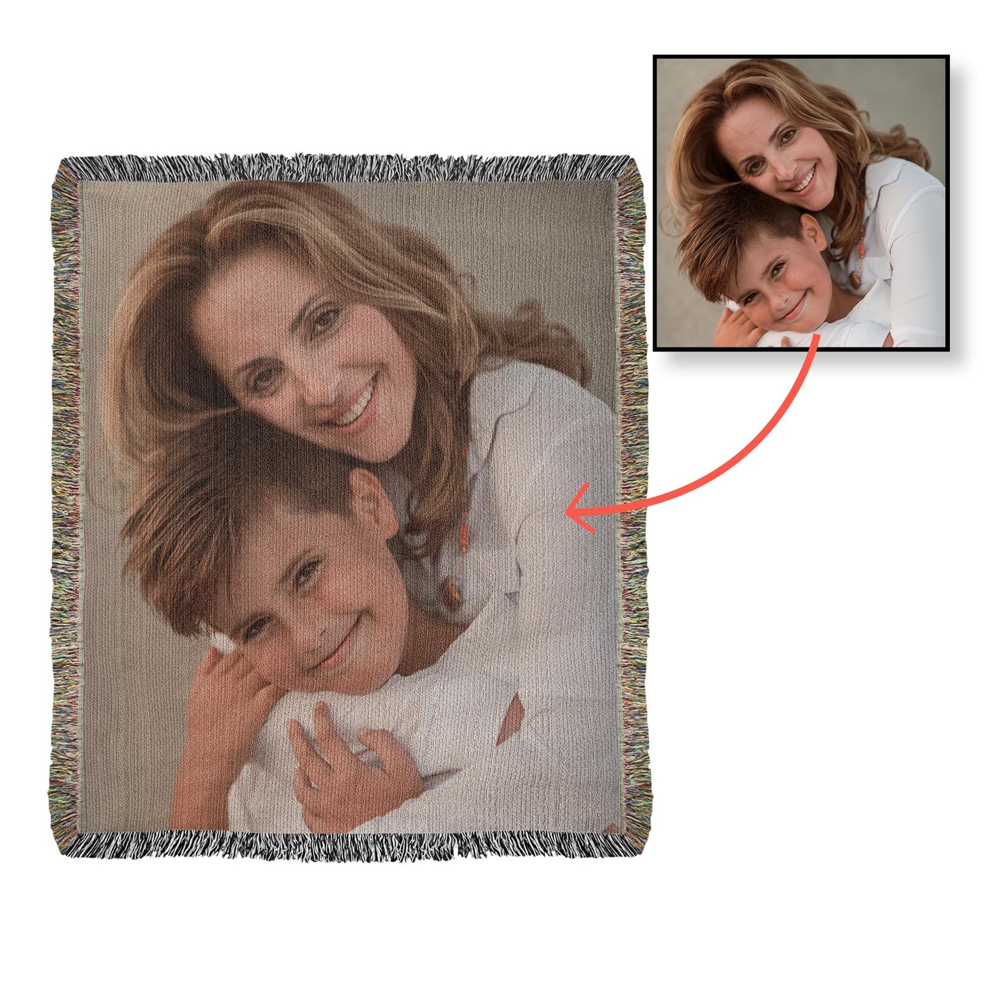 Create a personalized family heirloom blanket! Great gift for your loved ones!